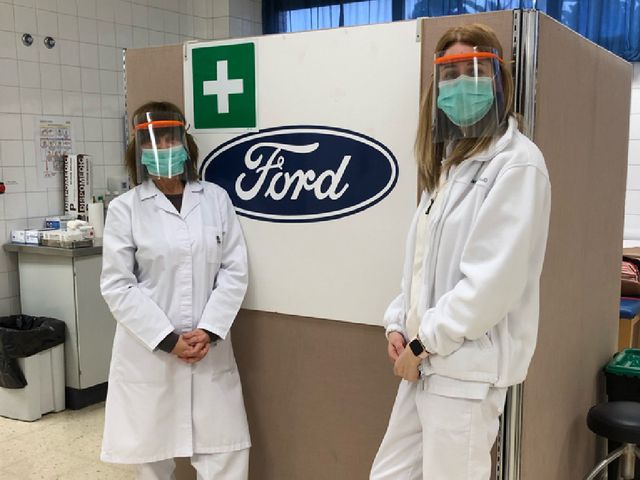 Ford Almussafes utiliza sus impresoras 3D para fabricar protectores faciales